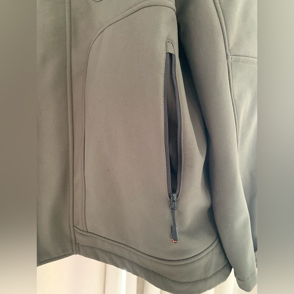 Hawke & Co Men’s Army Green Performance Jacket Full Zip Fleece Lined; Size XL - Picture 8 of 14